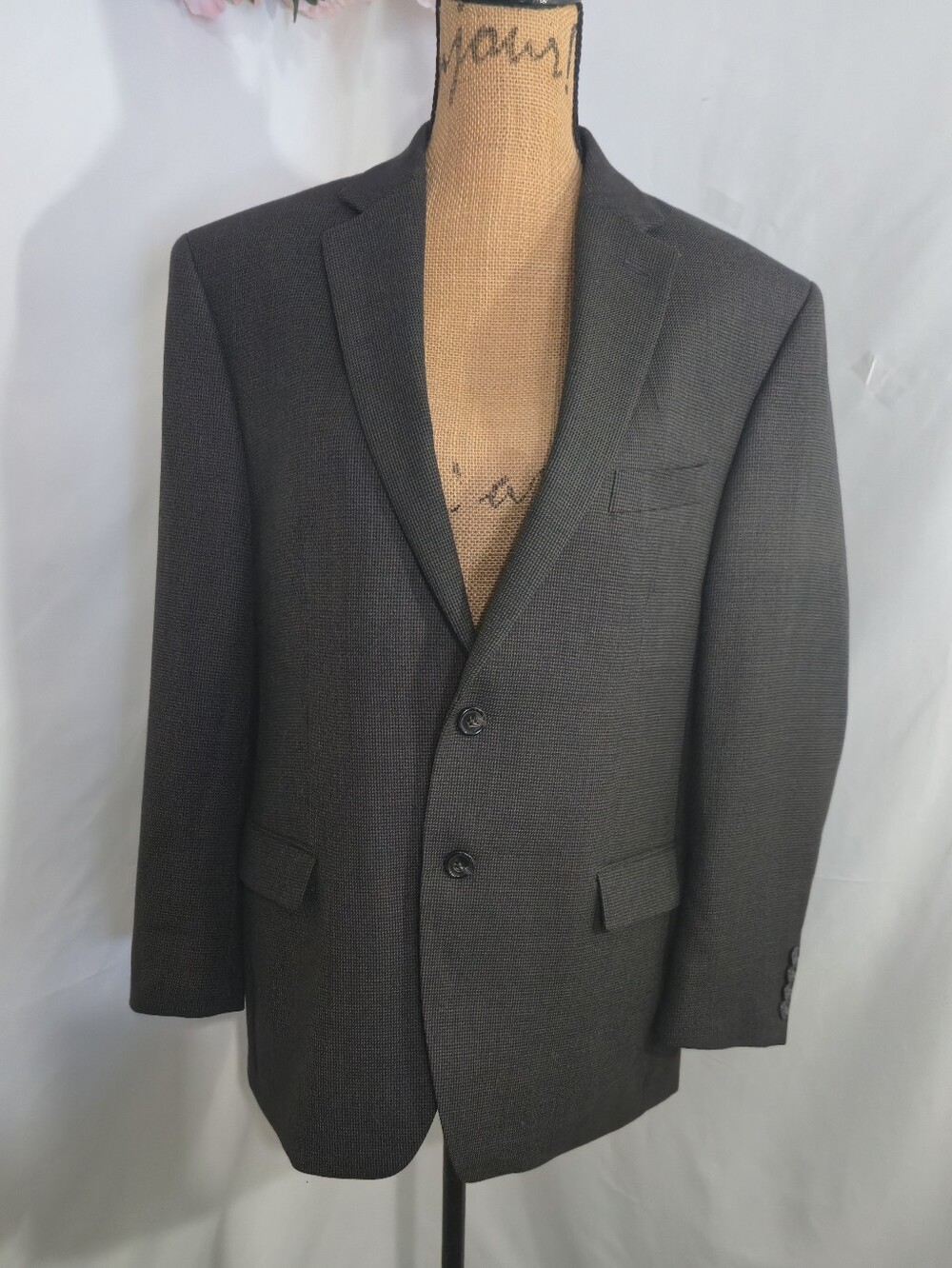 Ralph Lauren Classic Men's Dark Gray Two-Button Blazer